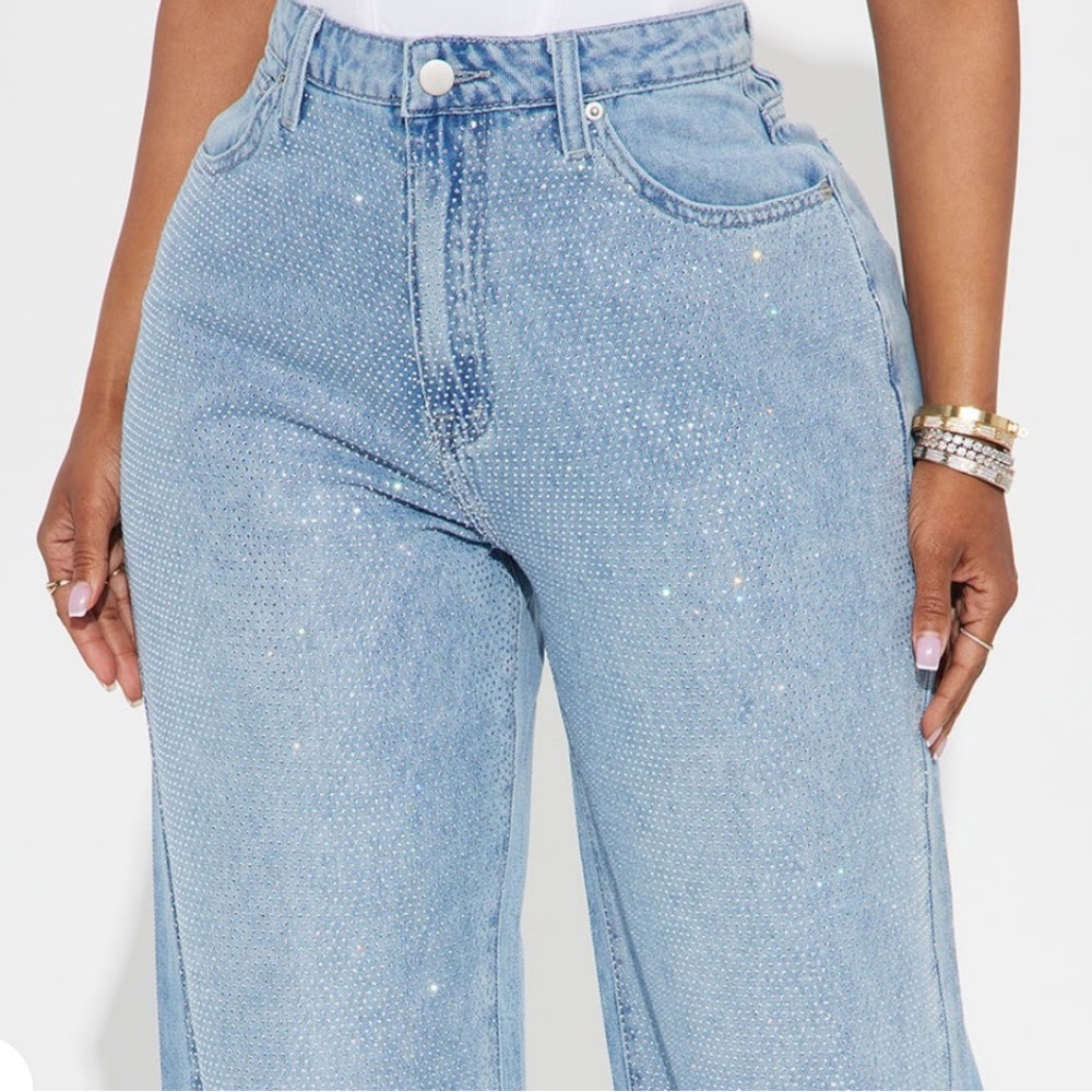 Sparkling Blue Women's Jeans